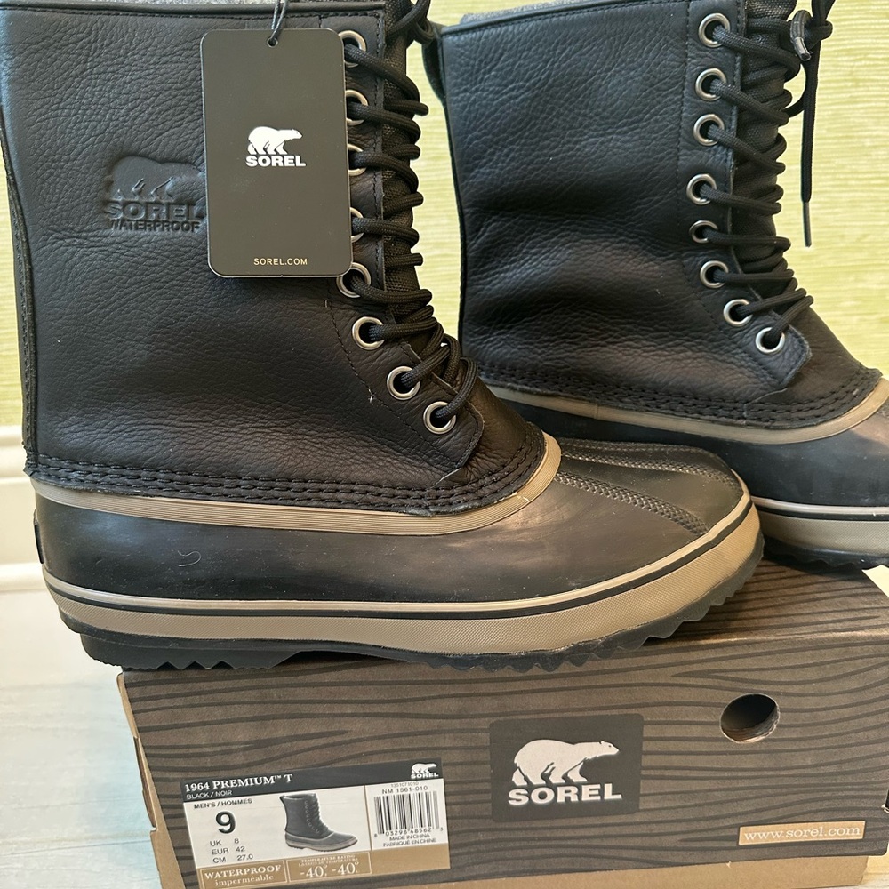 Sorel Black Waterproof Boots